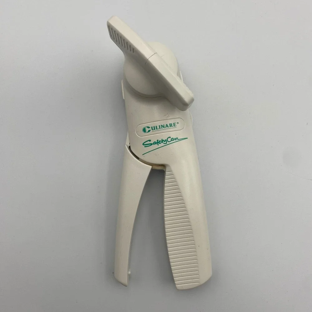 Culinare SafetyCan Manual Can Opener White Smooth Edge Side Cut‎ Handheld Tool